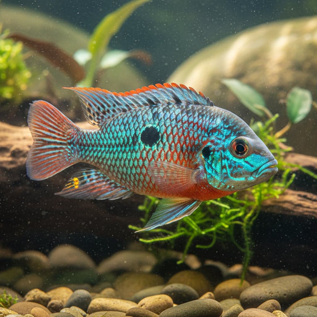 Salvini Cichlid: Trichromis salvini