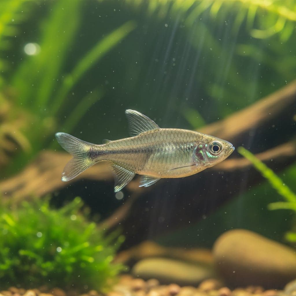 Tetra à pointe argentée