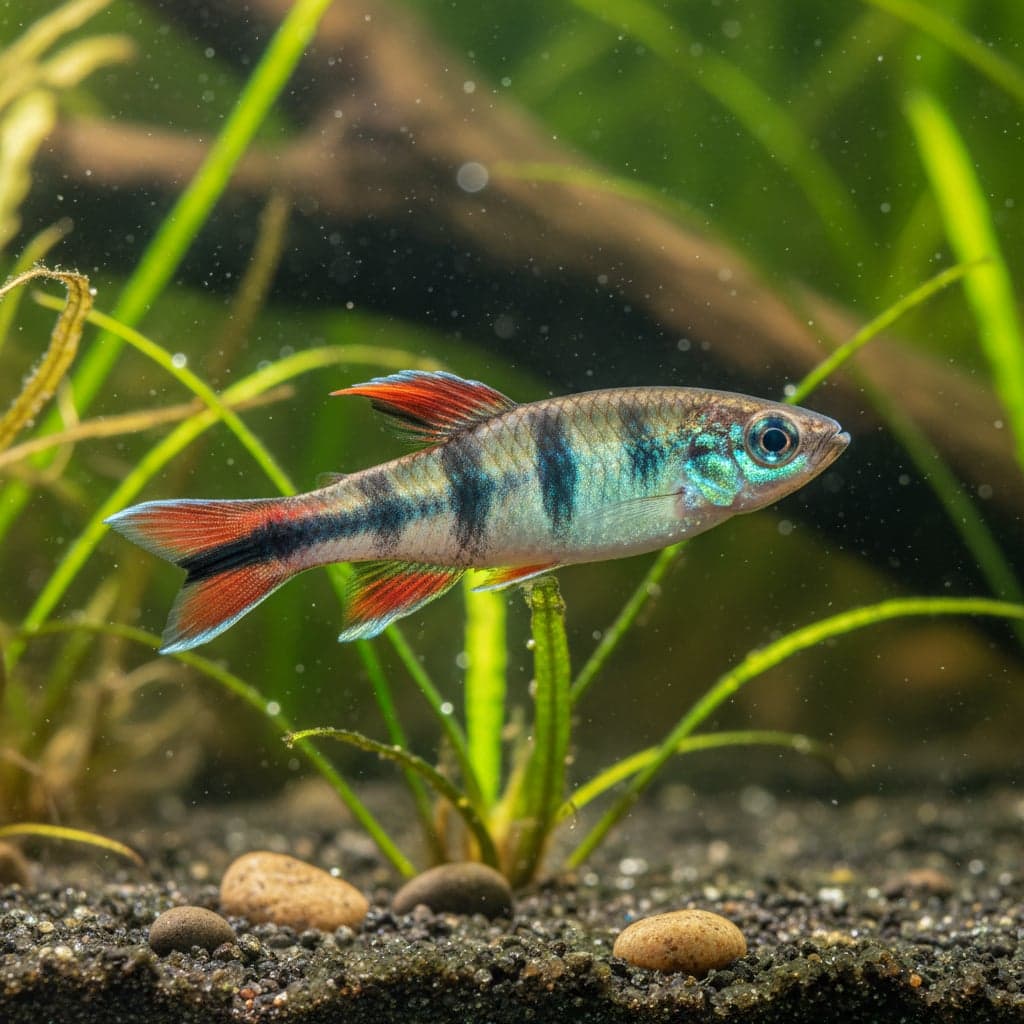 Six-bar Lamprologus: Neolamprologus sexfasciatus