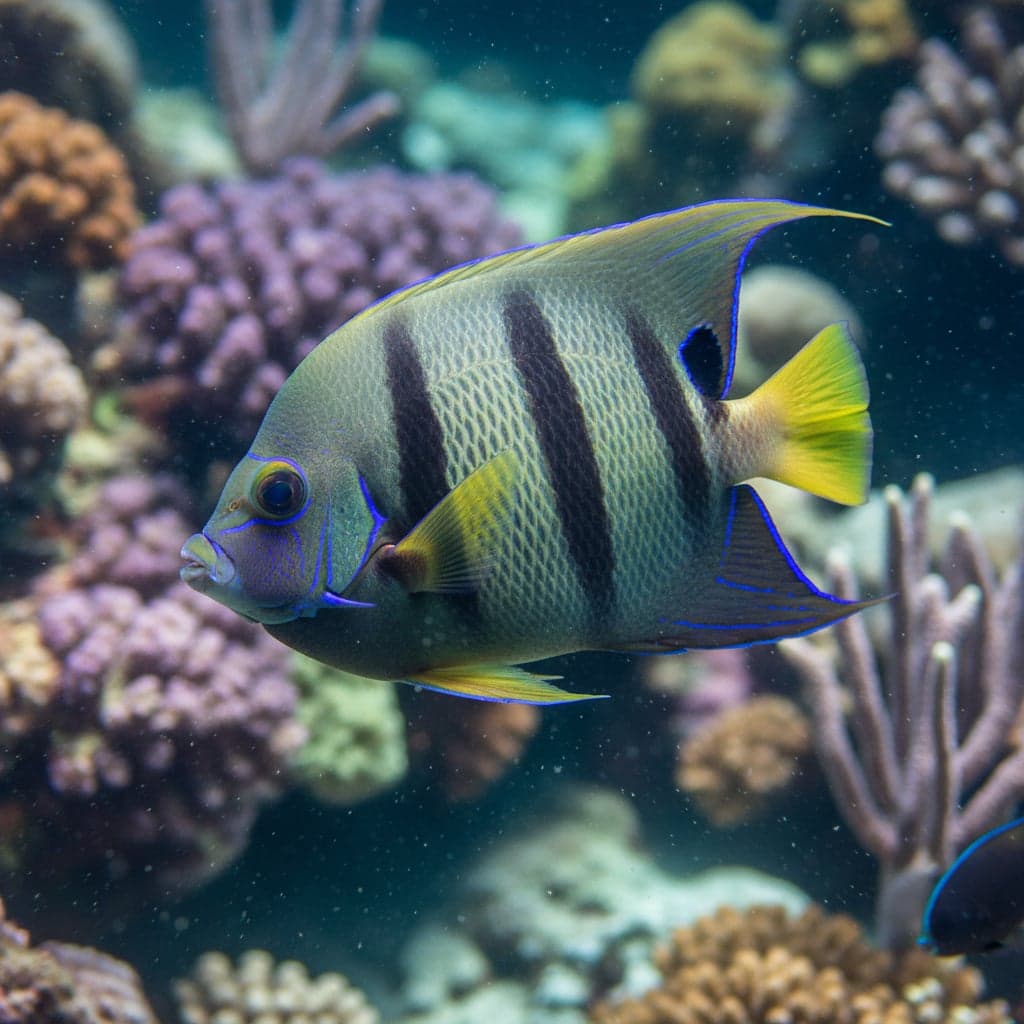 Poisson-ange à six barres