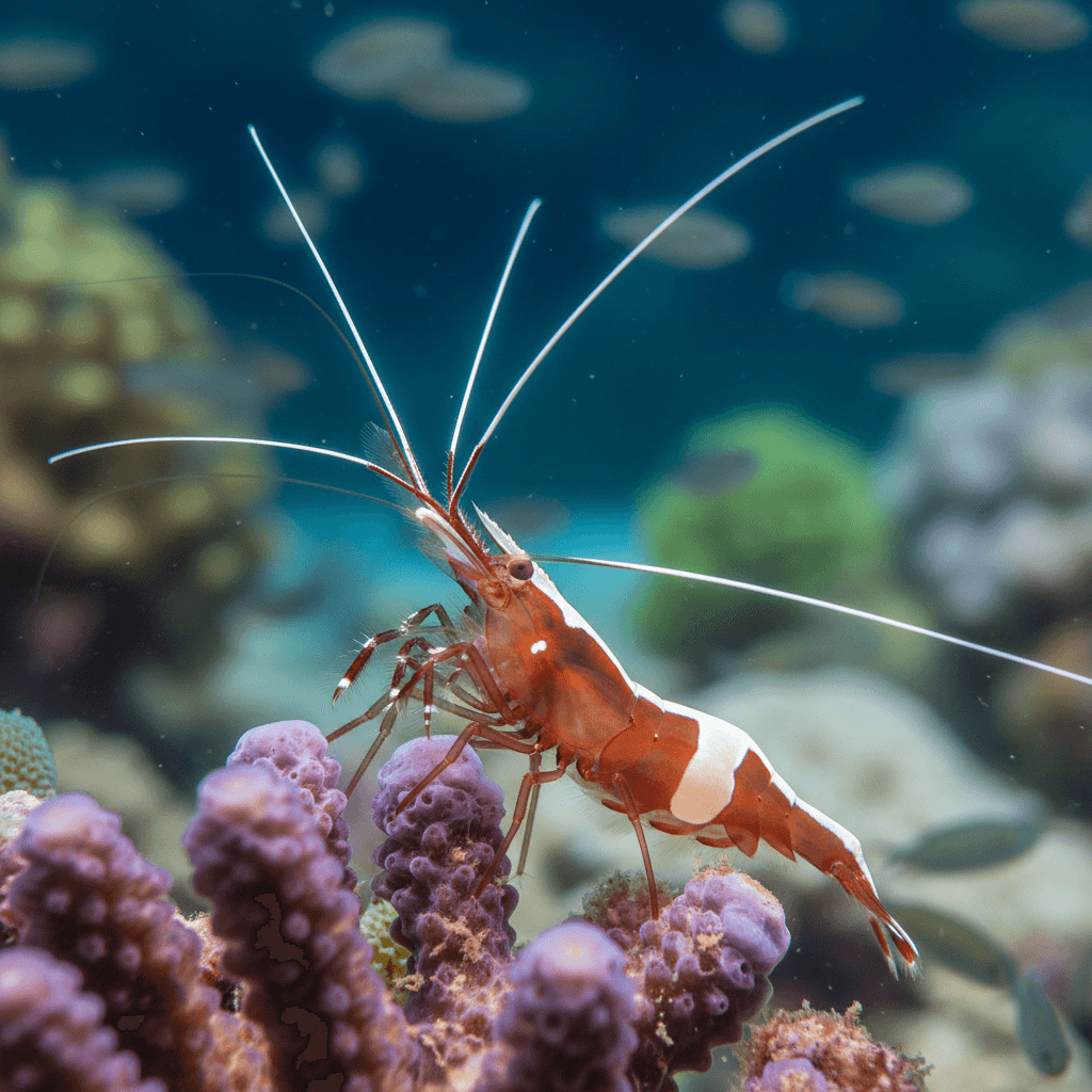 Skunk Cleaner Shrimp: Lysmata amboinensis