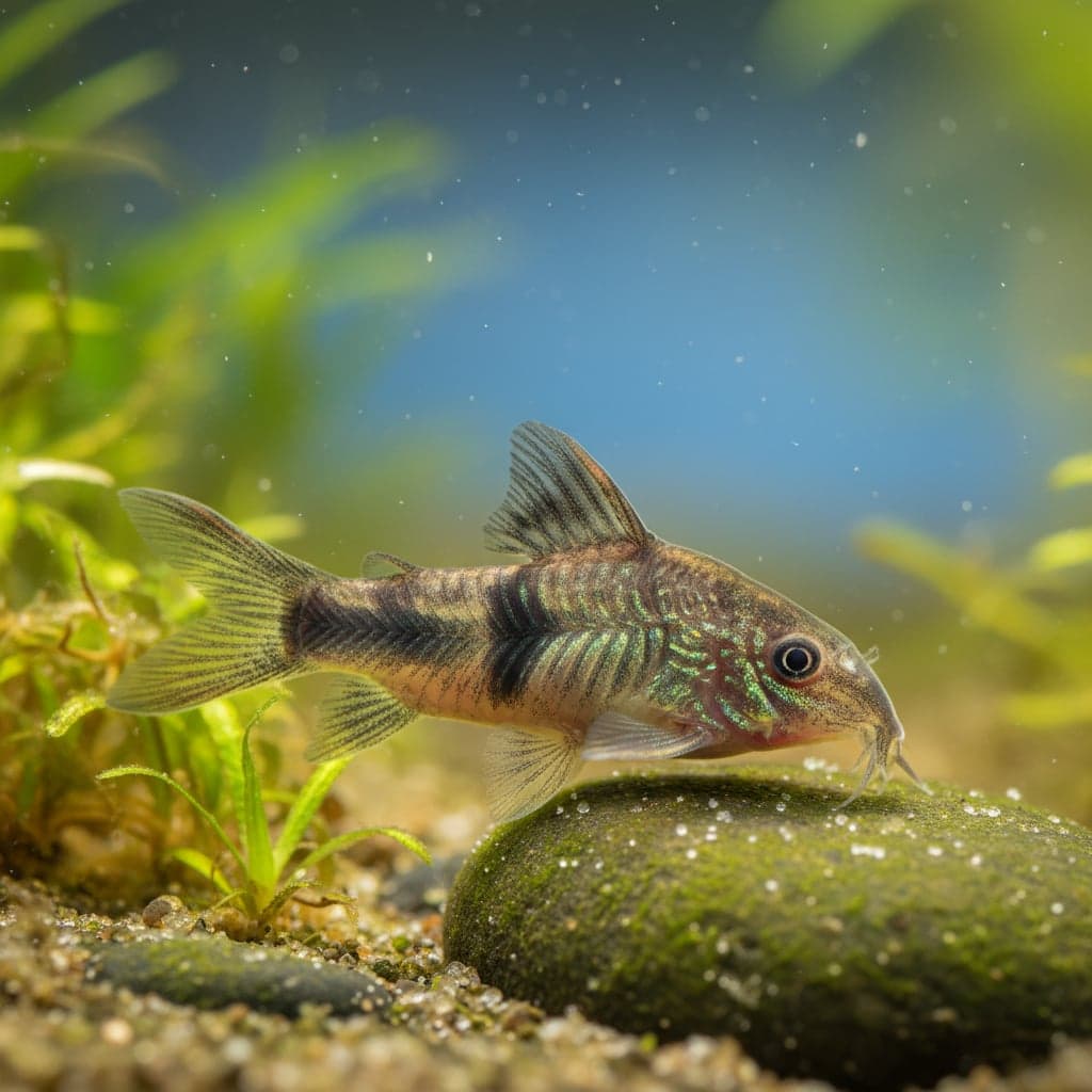 Slant Bar Cory: Corydoras loxozonus