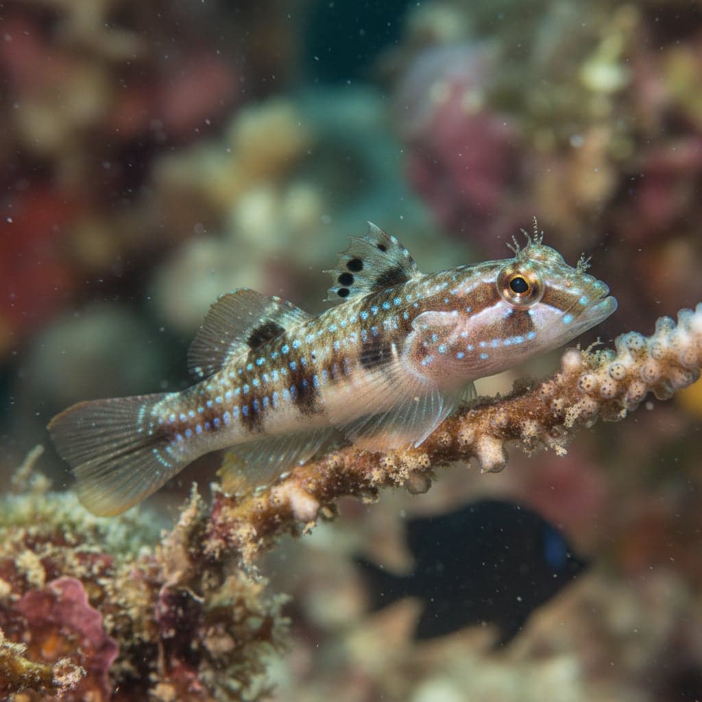 Spangled Mangrove Goby: Mugilogobius paludis
