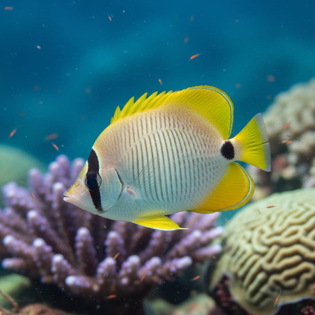 Spot-tail Butterflyfish