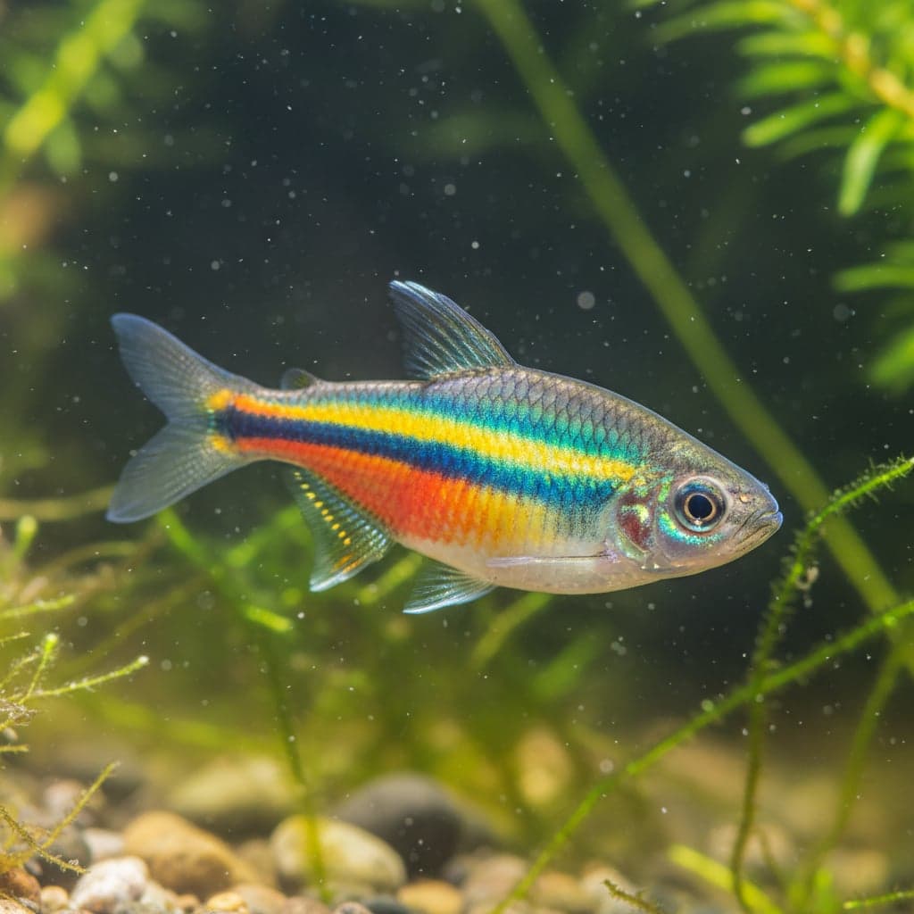 Sri Lankan Rainbow Rasbora: Rasboroides vaterifloris
