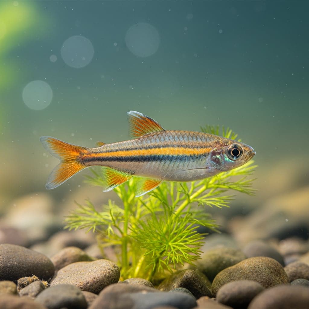 Striped Orange-finned Danio: Danio kyathit
