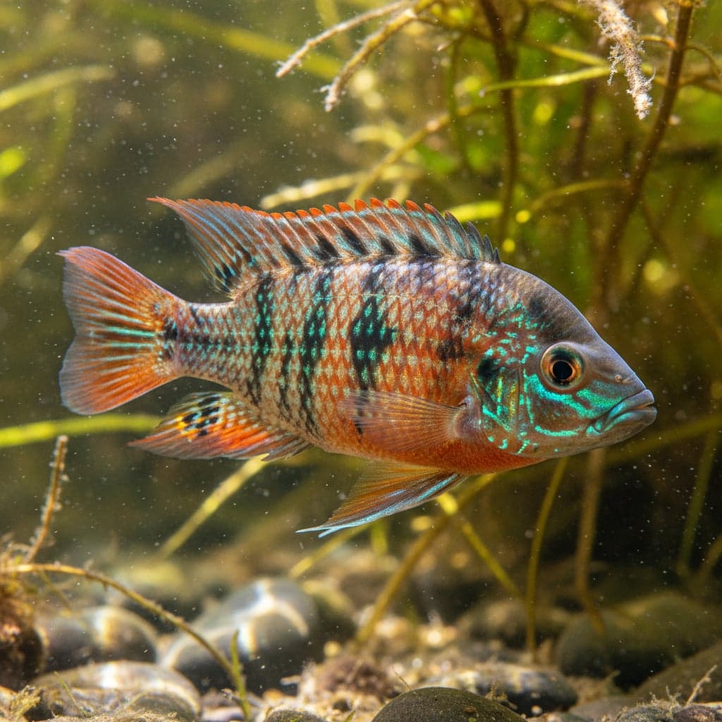 Synspilum Cichlid: Vieja synspila