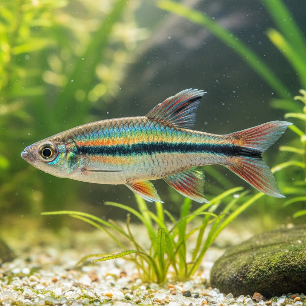 Poisson arc-en-ciel de la rivière Tami