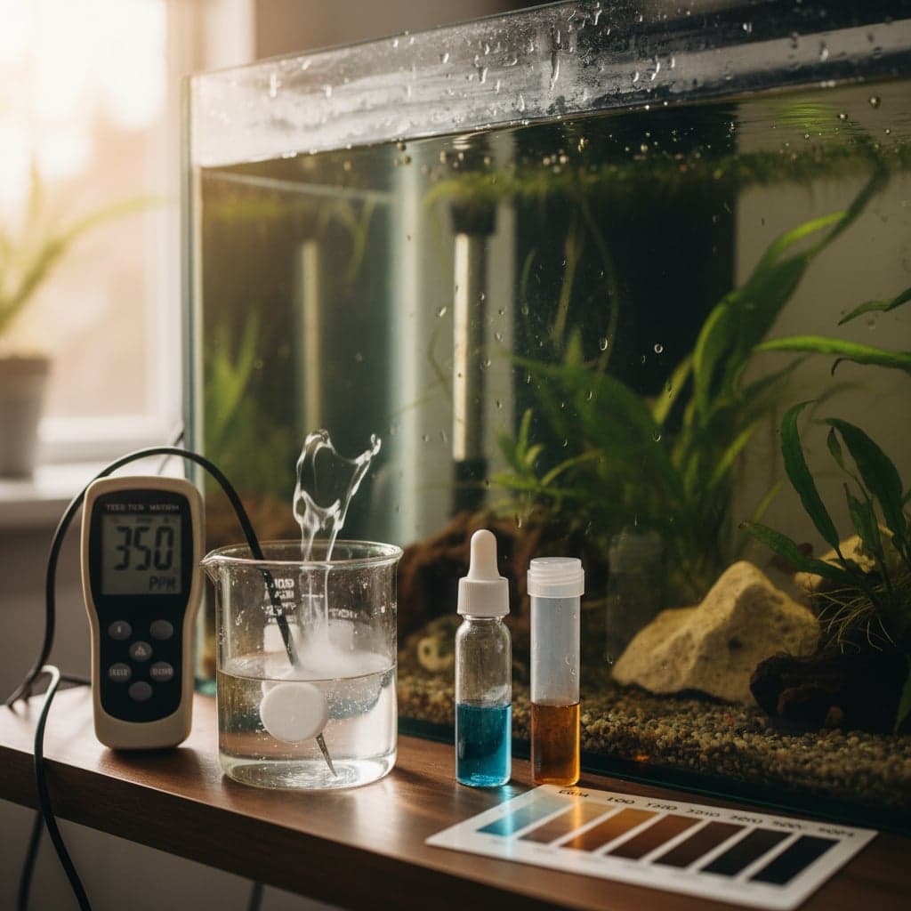 TDS en aquarium : ce que ça mesure et usage sûr