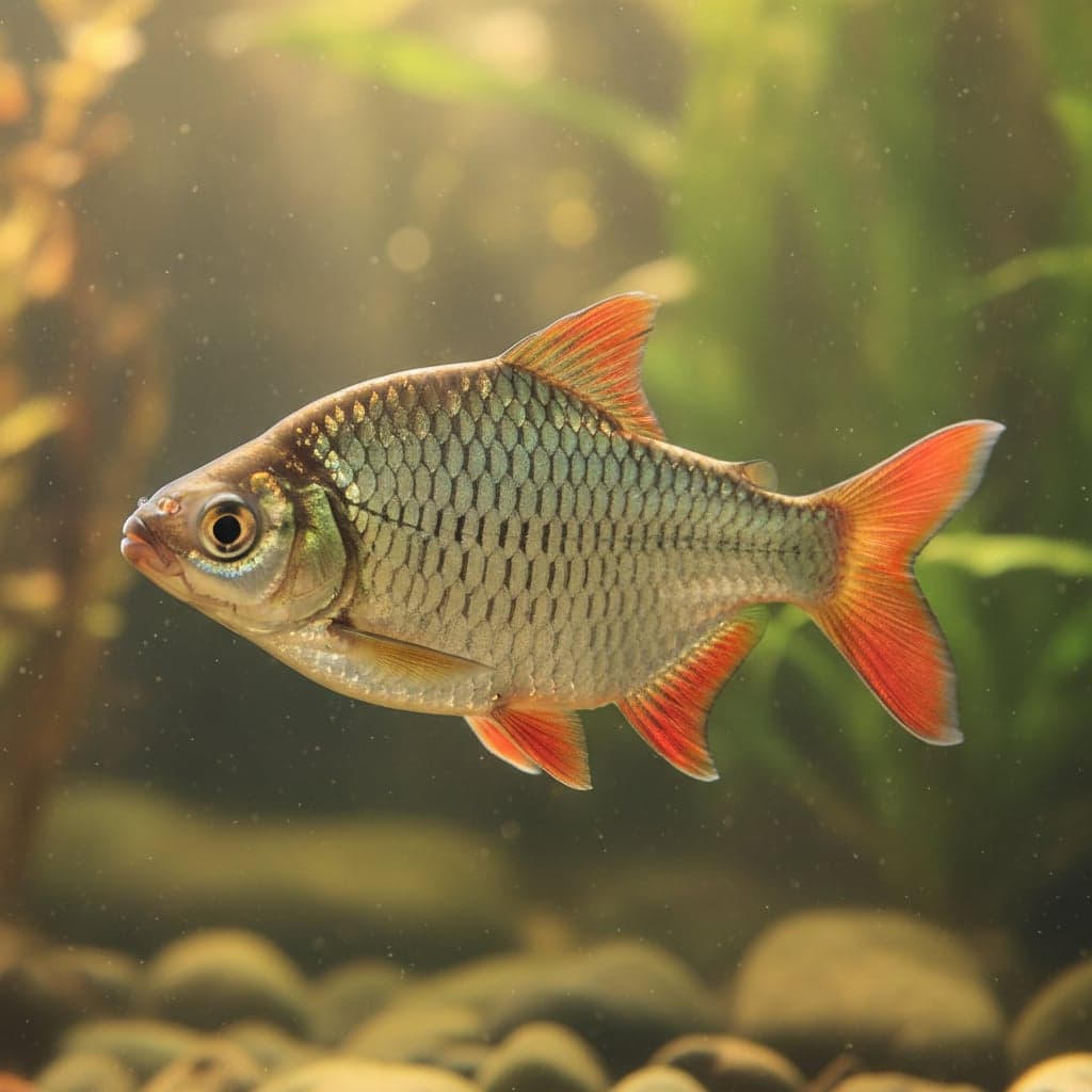 Tinfoil Barb: Barbonymus schwanenfeldii