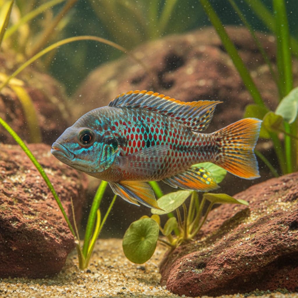 Turkana Jewel Cichlid: Rubricatochromis exsul