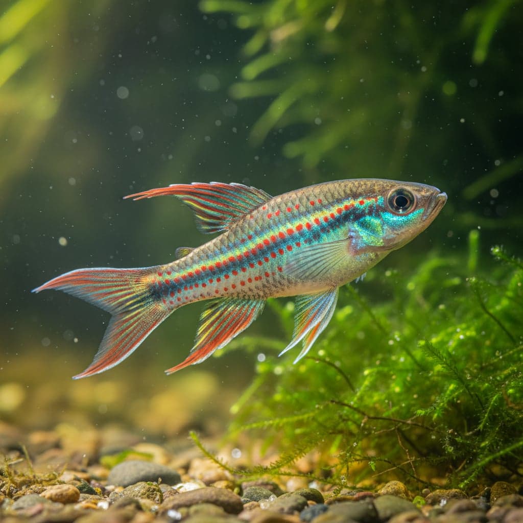 Two Stripe Lyretail Killifish: Aphyosemion bivittatum