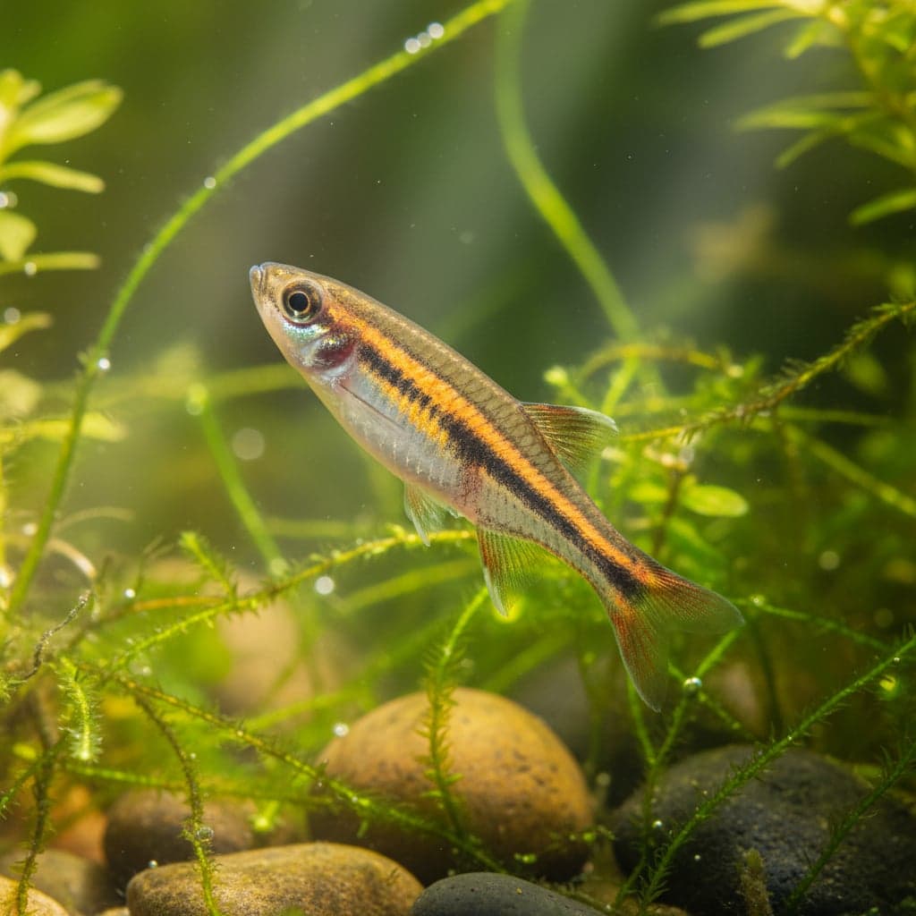 Vietnamese Cardinal Minnow: Tanichthys micagemmae