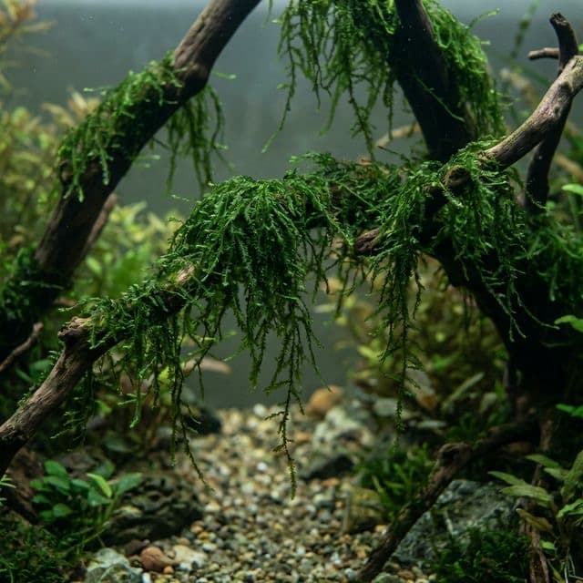 Weeping Moss: Vesicularia ferriei