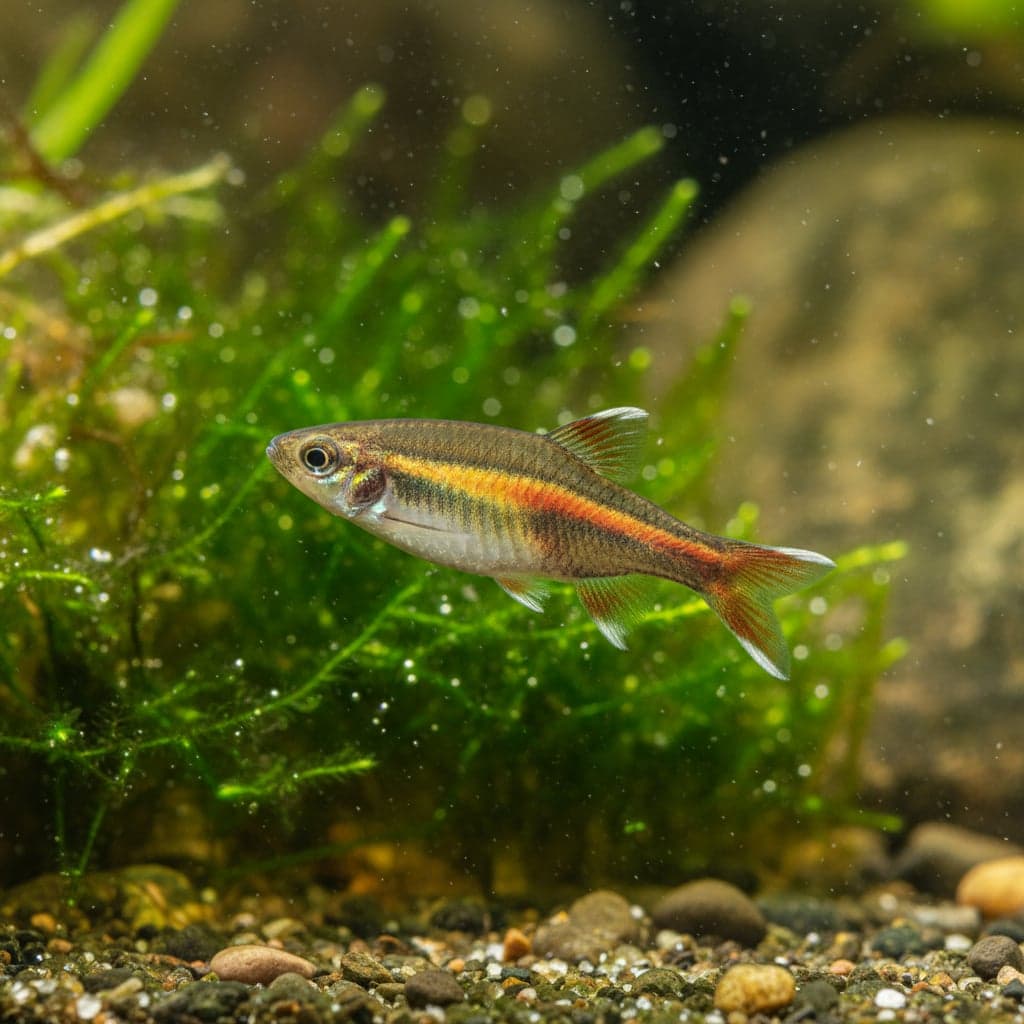 White Cloud Mountain Minnow: Tanichthys albonubes