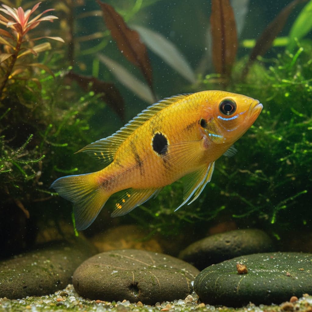 Yellow Acara: Aequidens metae