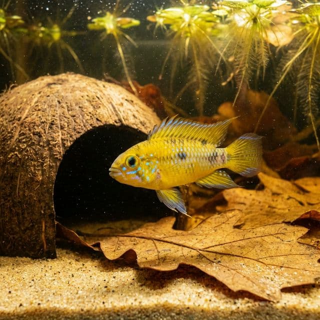Yellow Dwarf Cichlid: Apistogramma borellii