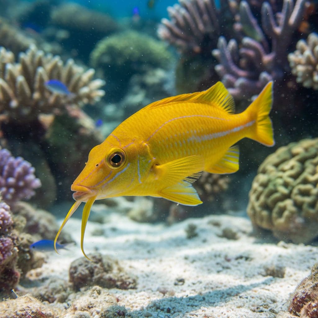 Poisson-chèvre jaune