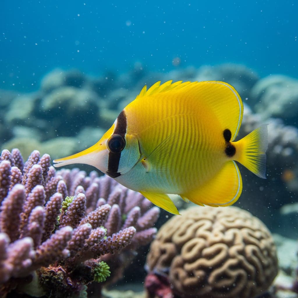 Yellow Longnose Butterflyfish