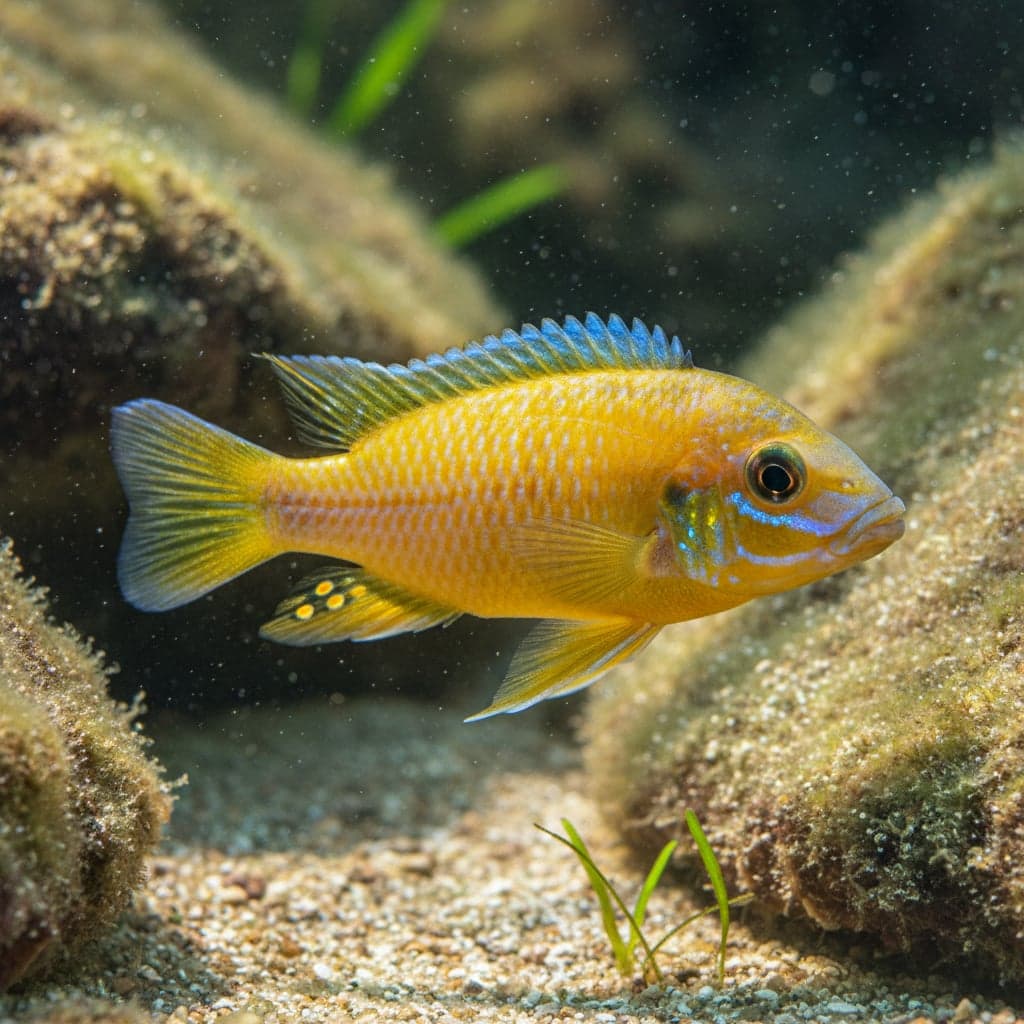 Yellow Peacock: Aulonocara baenschi