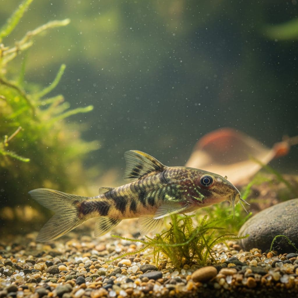 Yellowfin Elegans Cory: Gastrodermus sp. C123