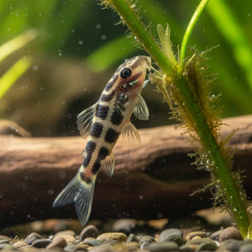 Zebra Oto: Otocinclus cocama