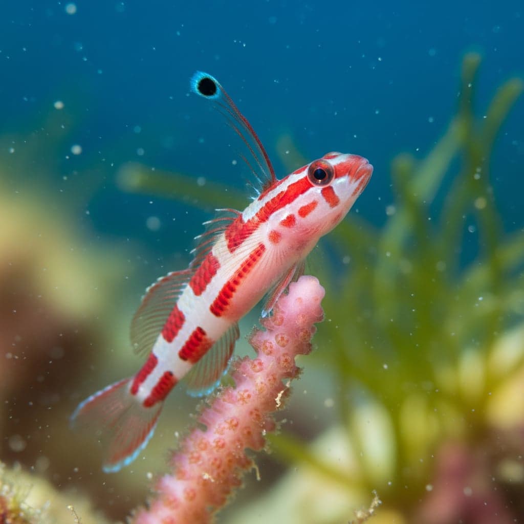 Zhou's Scarlet Goby: Rhinogobius zhoui