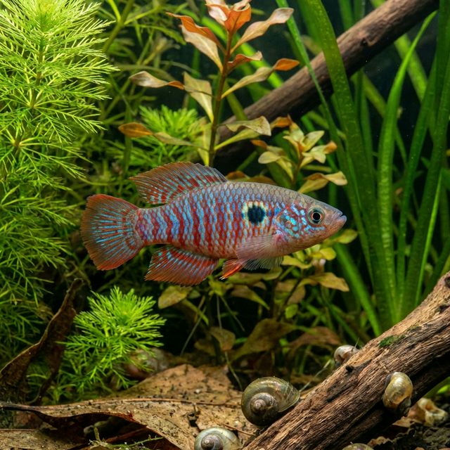 Amerikanischer Flaggenfisch: Jordanella floridae