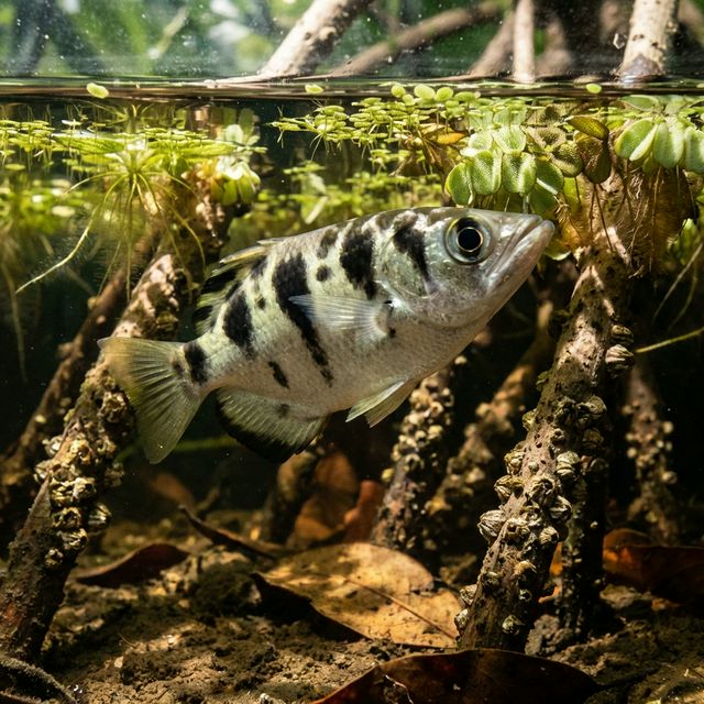 Archerfish: Toxotes jaculatrix