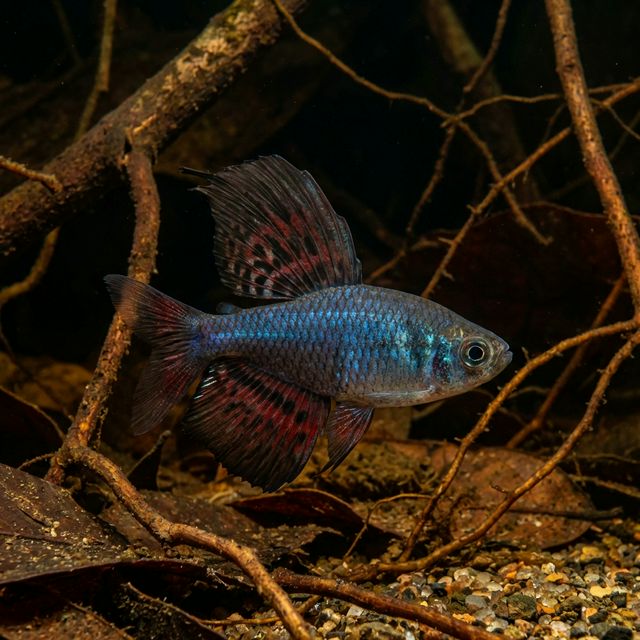 Black Morpho Tetra: Poecilocharax weitzmani