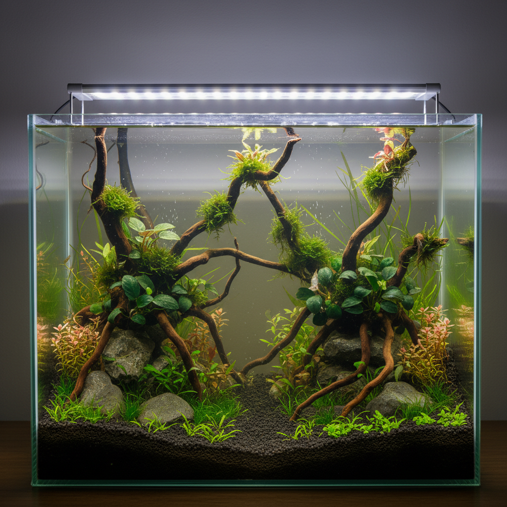 Master Ryoboku Aquascape: Driftwood Aquarium Art