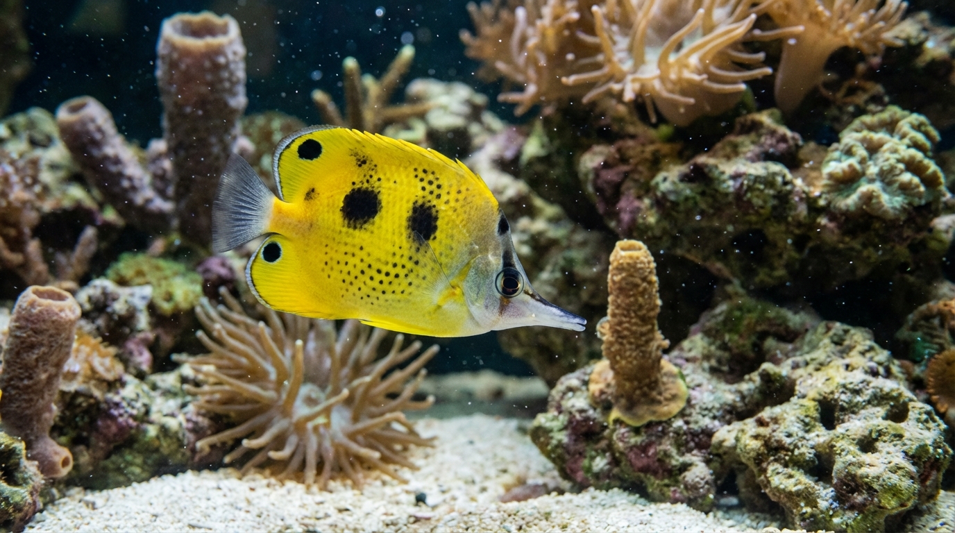 Caribbean Longnose Butterflyfish