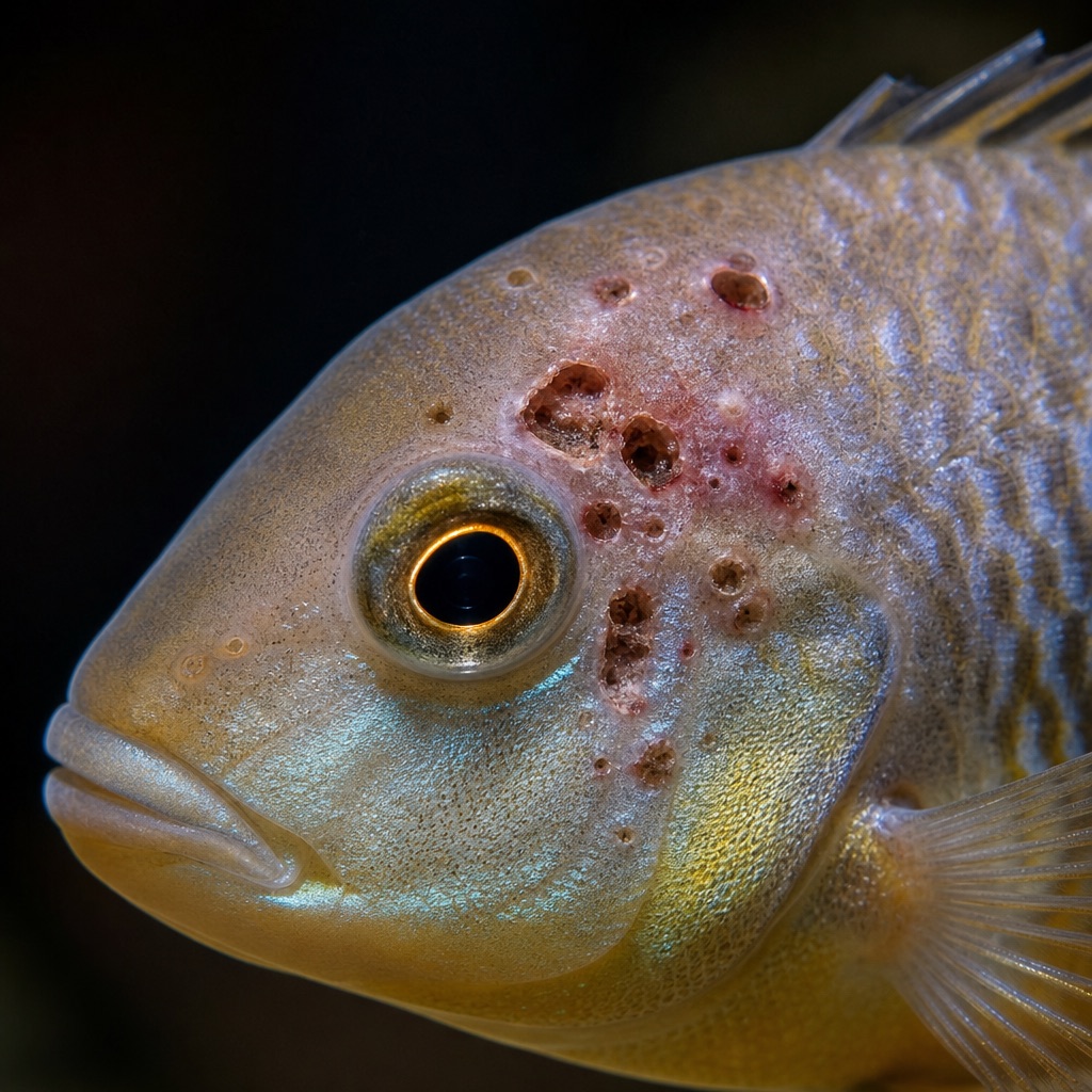 Pits or lesions on the head: Identification & Treatment