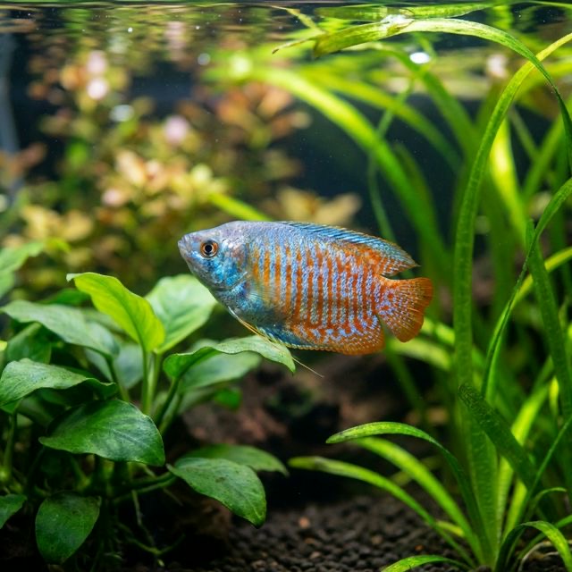 The Dwarf Gourami: Trichogaster lalius