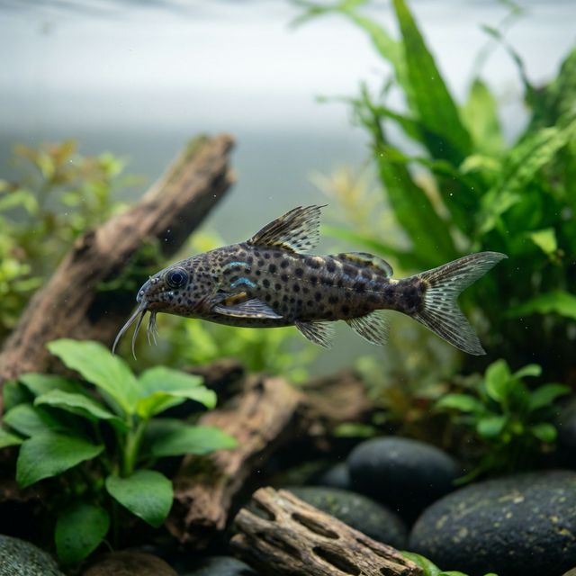 Dwarf Synodontis Catfish: Microsynodontis batesii