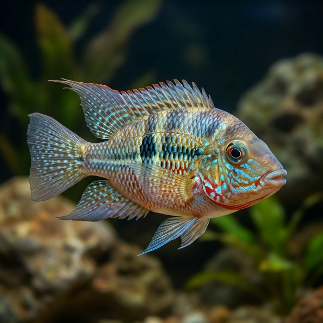 Ellioti Cichlid: Thorichthys maculipinnis