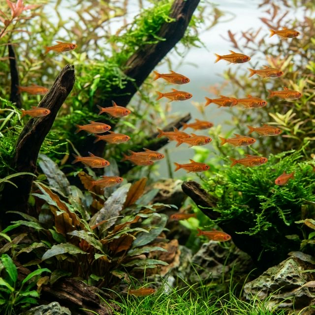 The Ember Tetra: Hyphessobrycon amandae