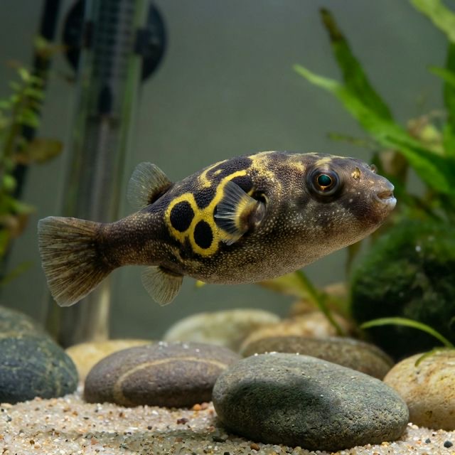 The Figure of Eight Puffer: Dichotomyctere biocellatus