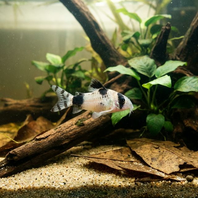 Flag-tailed Panda Cory: Hoplisoma oiapoquense