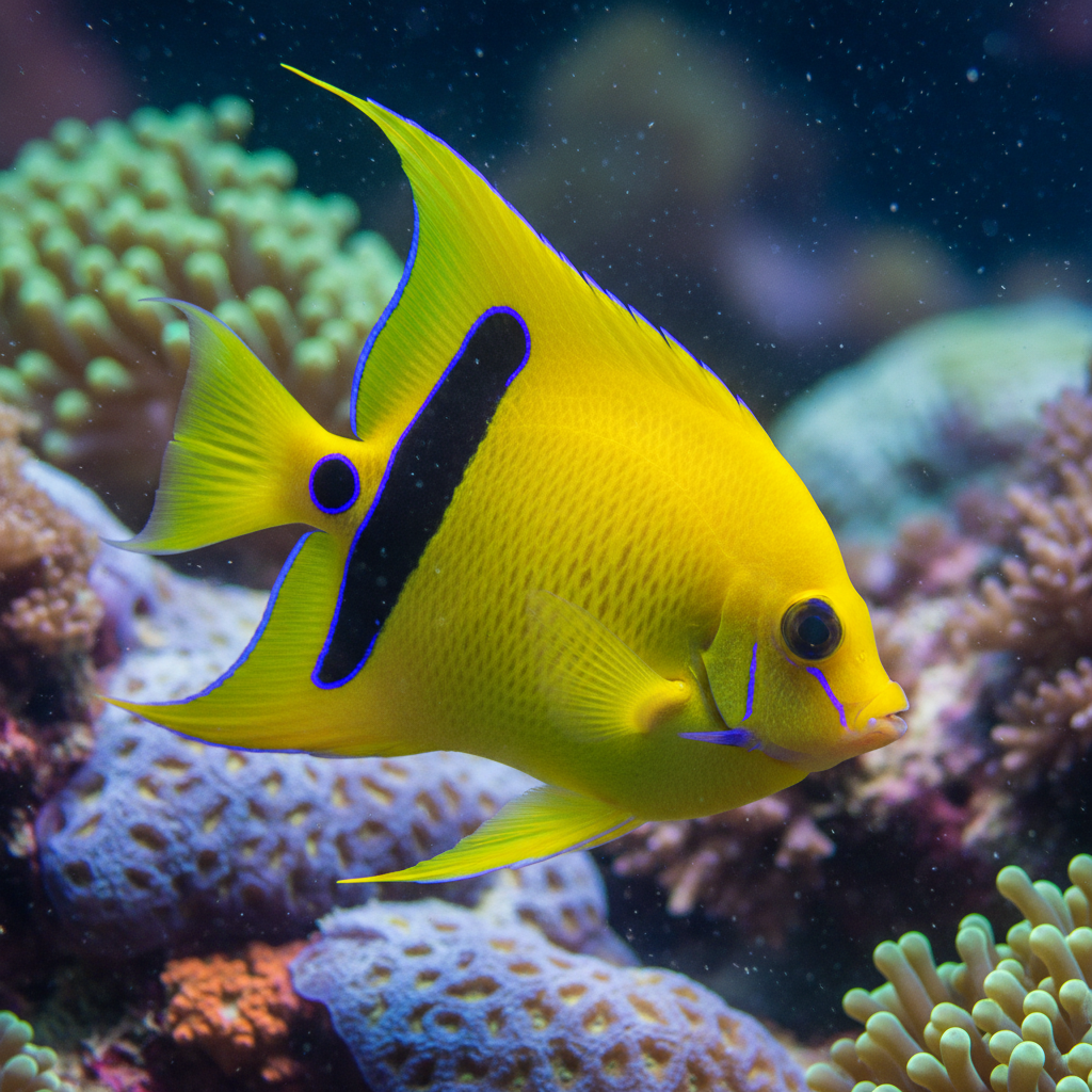 Flagfin Angelfish