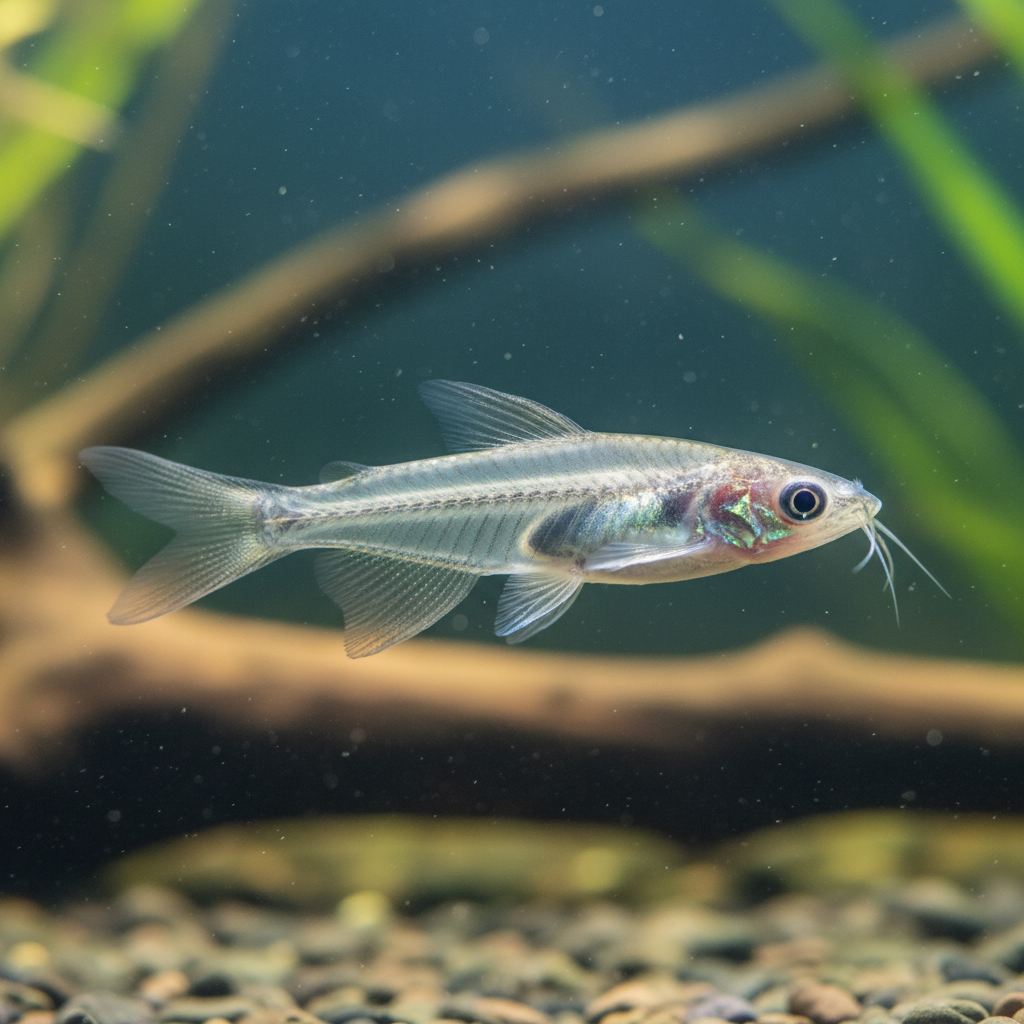 The Glass Catfish: Kryptopterus vitreolus