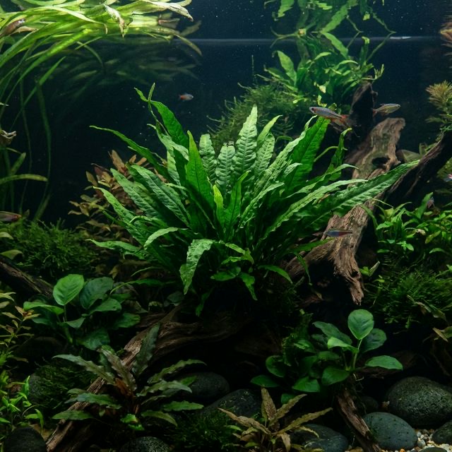 Java Fern: Microsorum pteropus