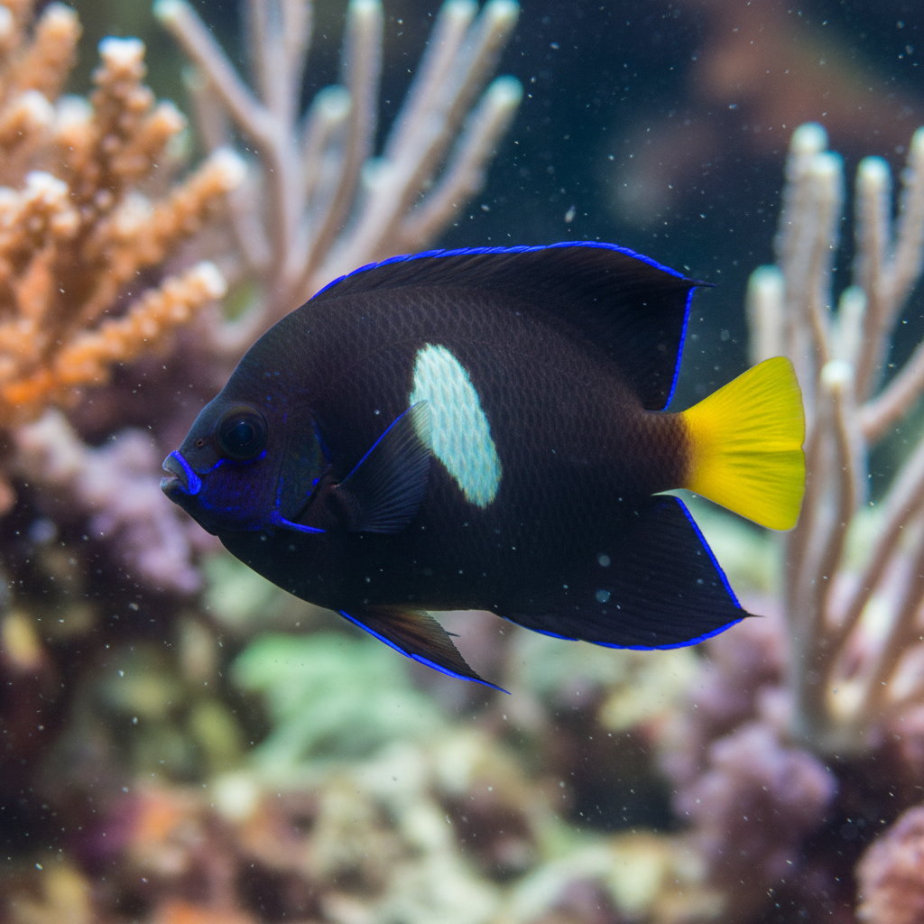 Keyhole Angelfish: Centropyge tibicen