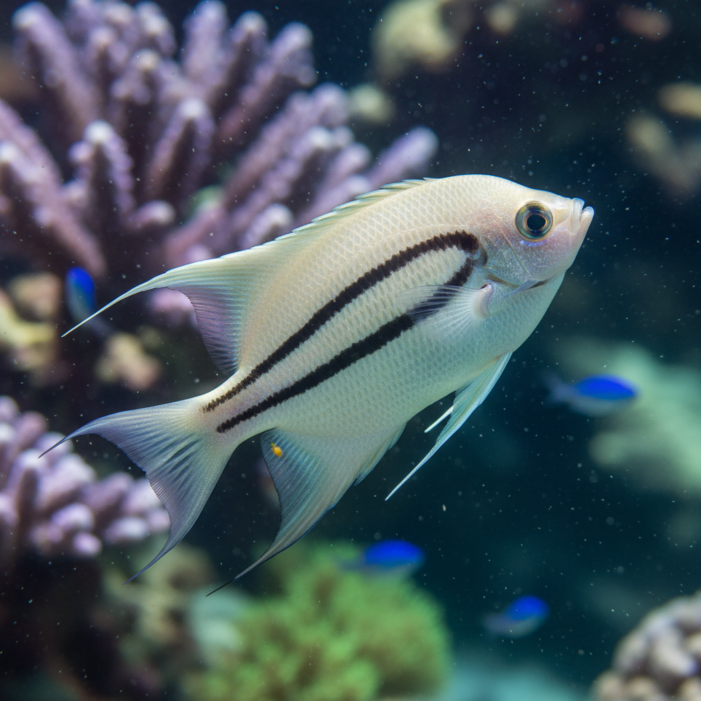 Lamarck's Angelfish: Genicanthus lamarck