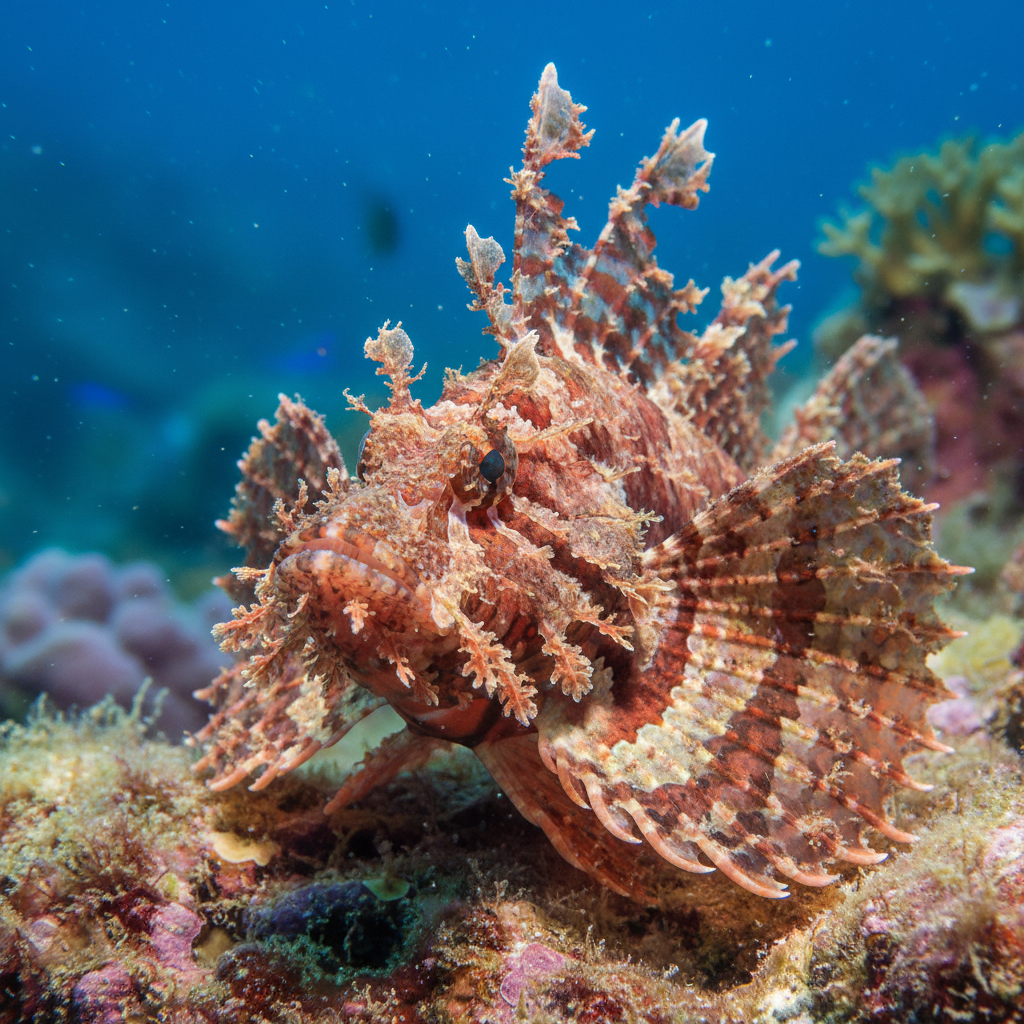 Leaf Scorpionfish: Taenianotus triacanthus