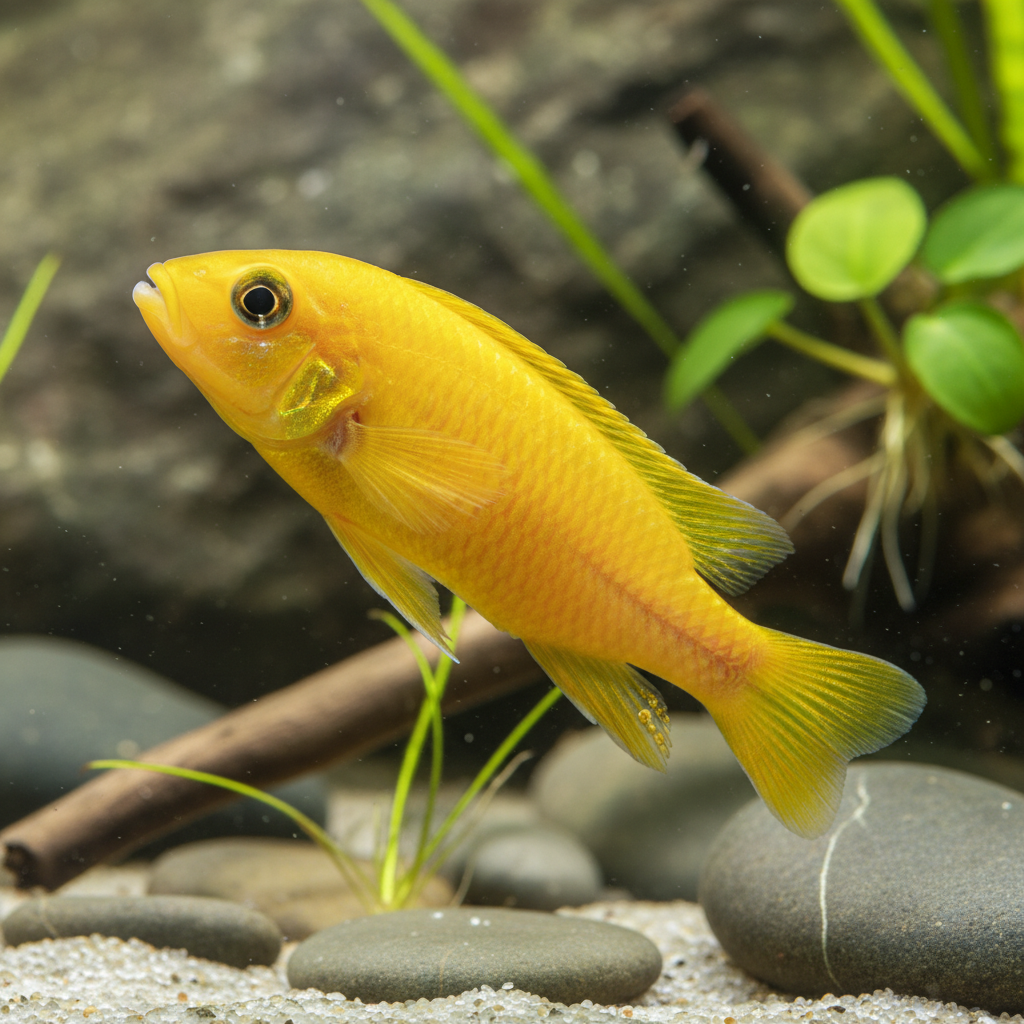 Lemon Cichlid: Neolamprologus leleupi