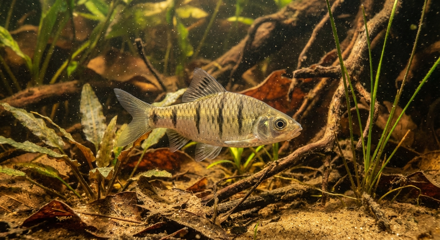 Lined Barb: Desmopuntius johorensis