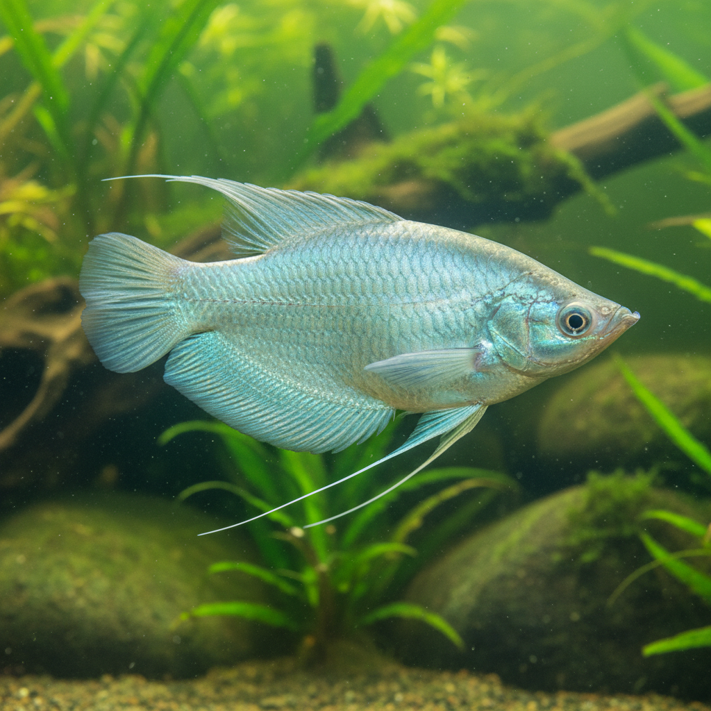The Moonlight Gourami: Trichogaster microlepis