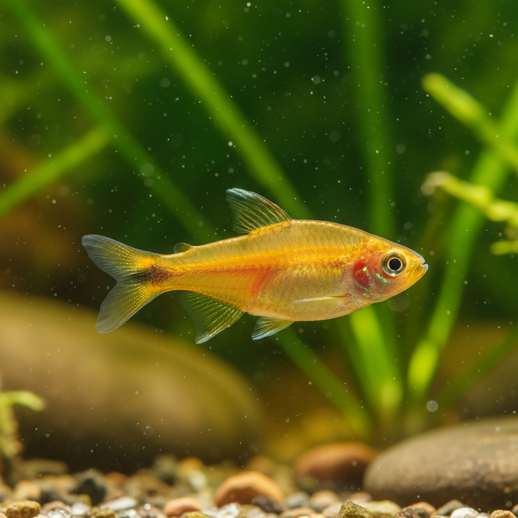 Orange Lemon Tetra: Hyphessobrycon sp. 'Orange Lemon'