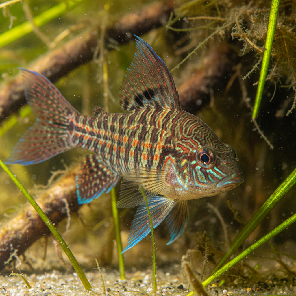 Ornate Climbing Perch: Microctenopoma ansorgii